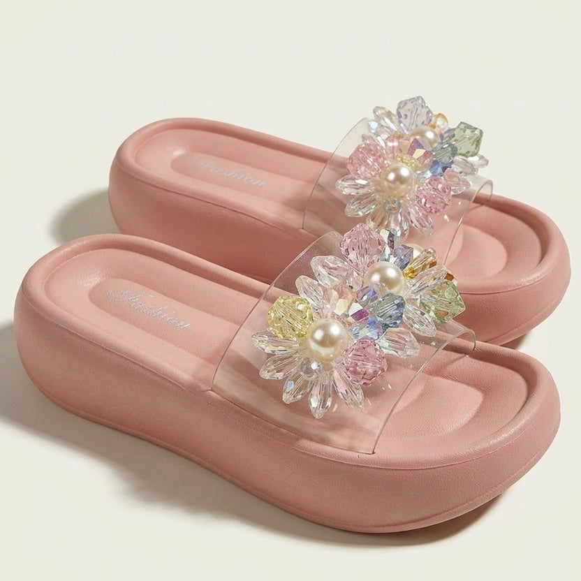 Crystal Blossom Softie - 2 Inch Sofite - Petal Pink