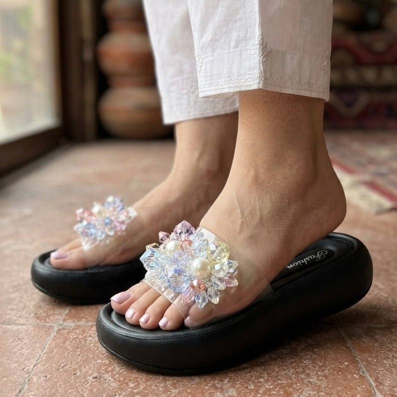 Crystal Blossom Softie - 2 Inch Sofite - Dusk Black