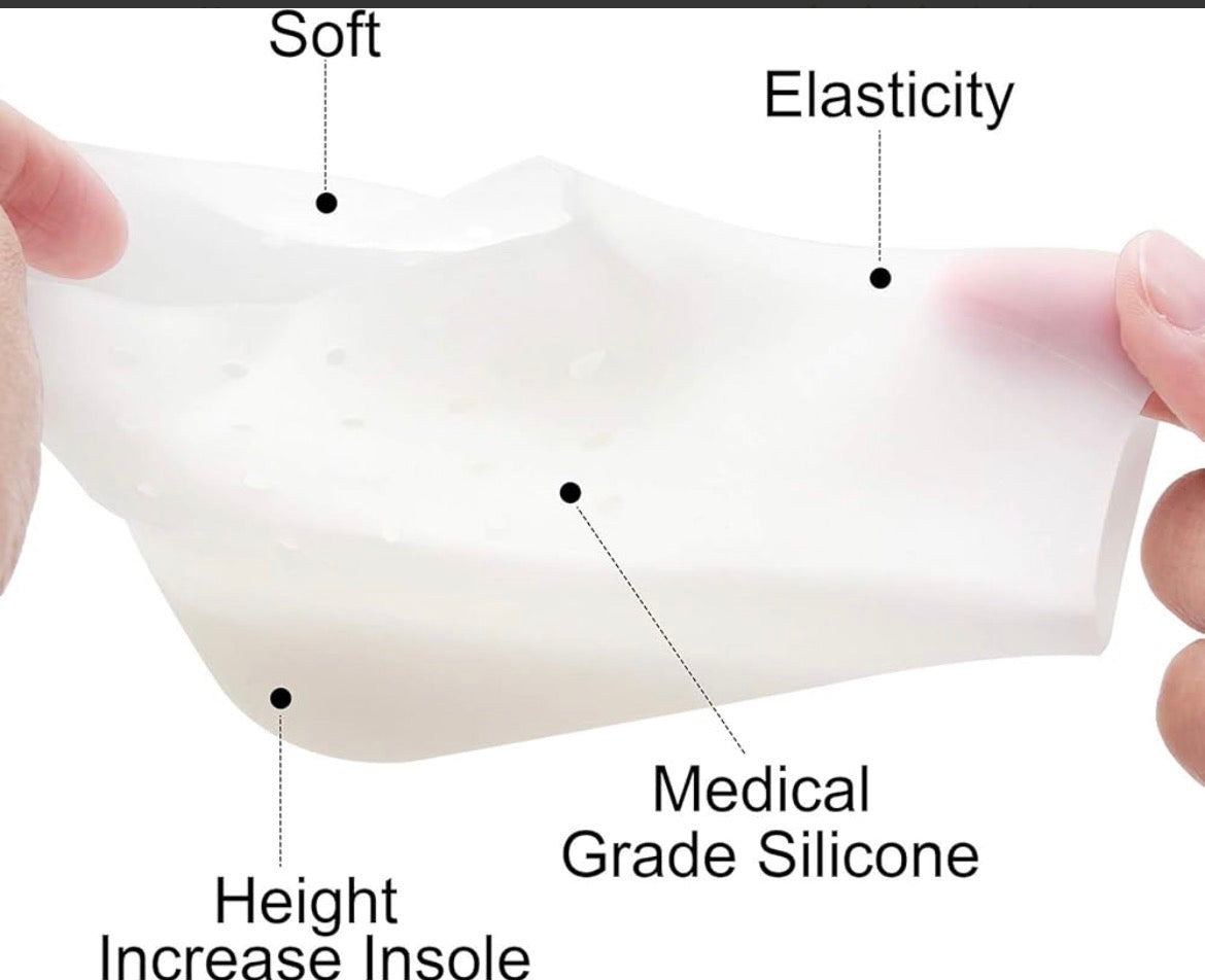 SILICON BIONIC HIEGHT INCREASE SOLE PADS - (PAIR)