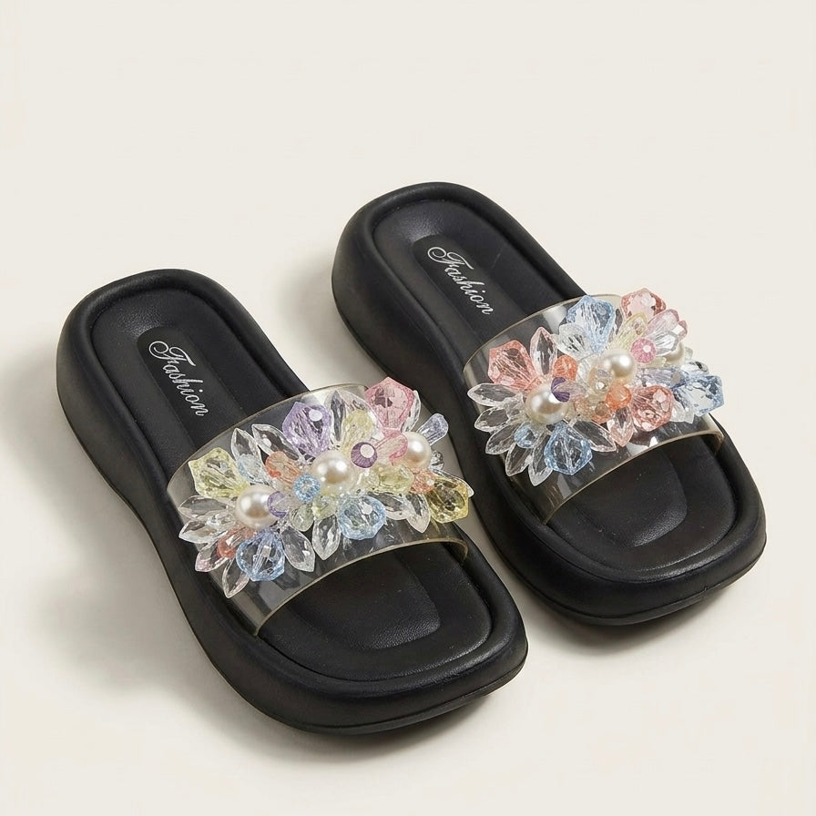 Crystal Blossom Softie - 2 Inch Sofite - Dusk Black