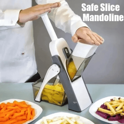 5-in-1 Mandoline Spring Slicer & Dicer
