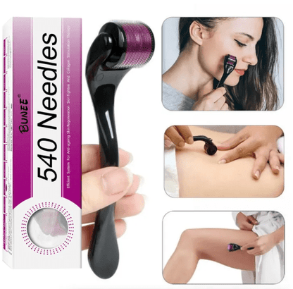 7 Days Hair Growth Serum with 540 Micro-Needle Derma Roller