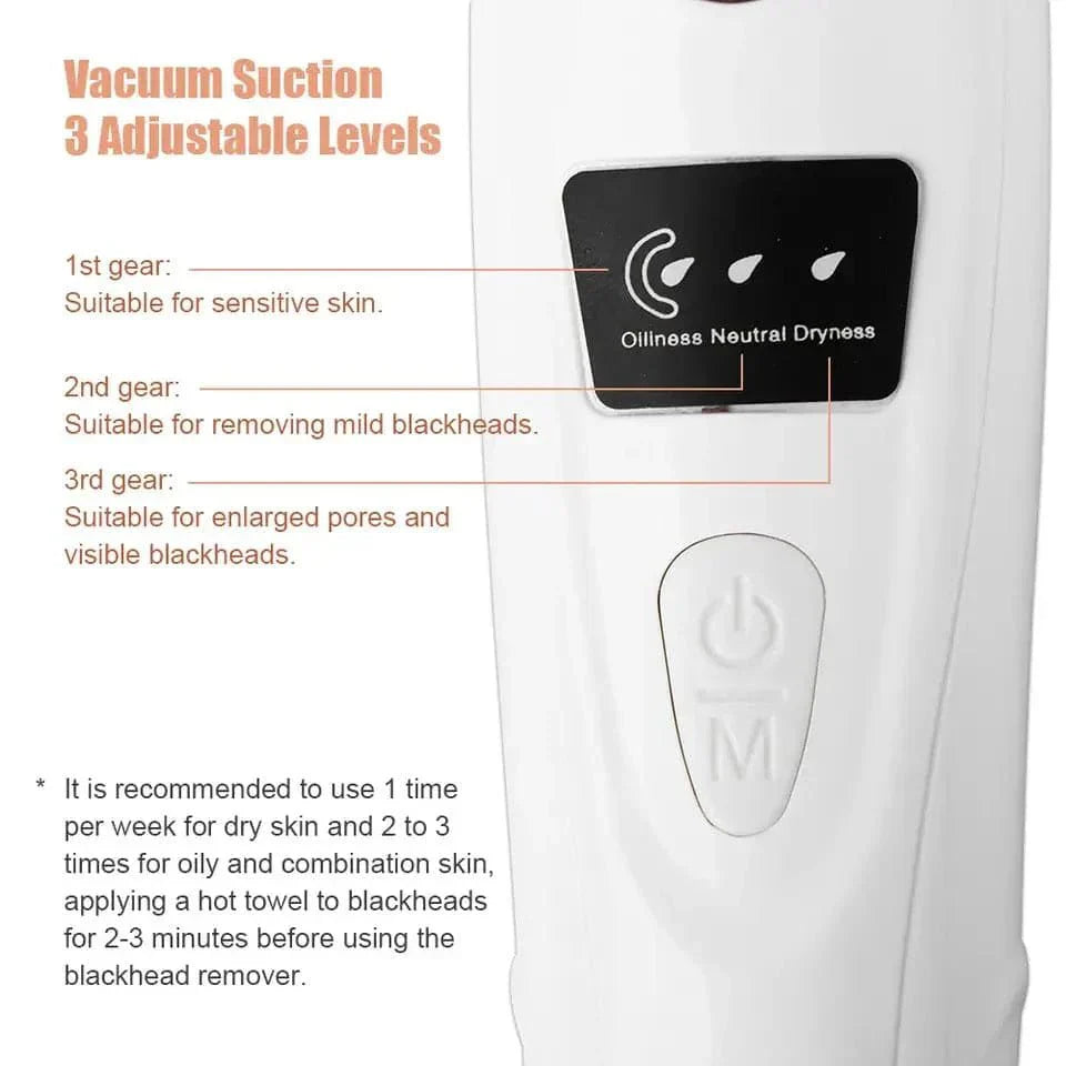 Electric Blackhead Remover, Vacuum Acne Cleaner Removal Device
