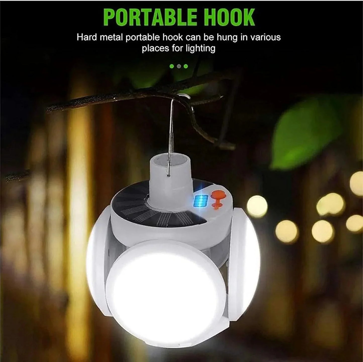 Football Foldable Solar Light