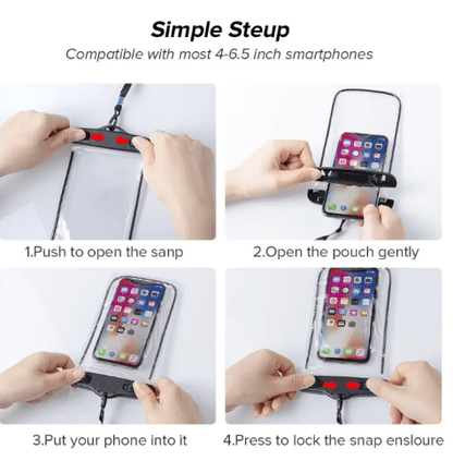 PVC Waterproof Mobile Pouch – Universal Transparent Phone Case