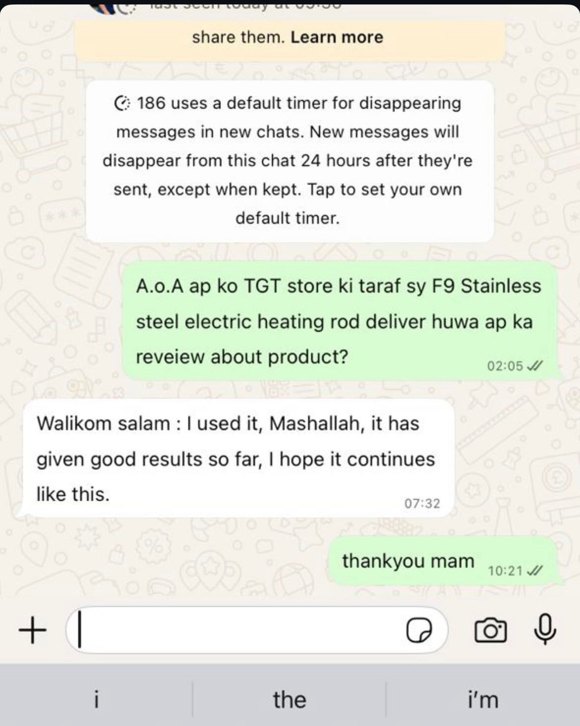 Customer Review